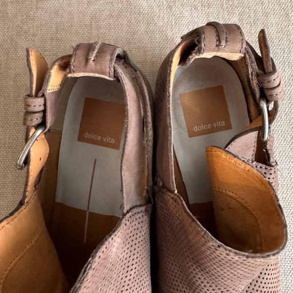 Brown Suede Dolce Vita Booties - Picture 8 of 8